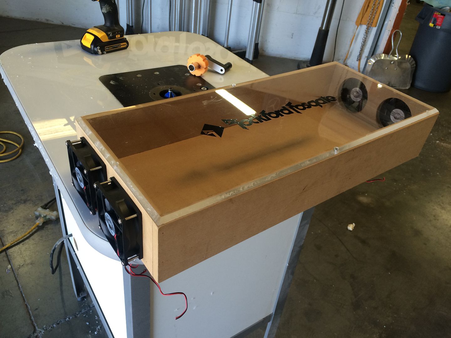 How to build a Self Cooling amp rack (easy) a quick build using Fans